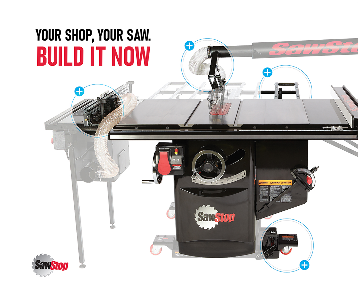 America's #1 table saw. The leader in table saw safety